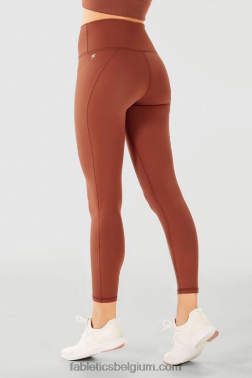 elektrisch kersen klassiek luipaard/zwart vrouwen define powerhold hoog getailleerde 7/8 legging 35 Fabletics LH20J720