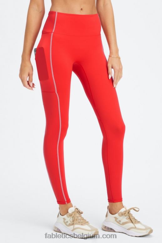 elektrisch kersen/mineraalgrijs vrouwen trinity motion365 hw utility legging Fabletics LH20J1273