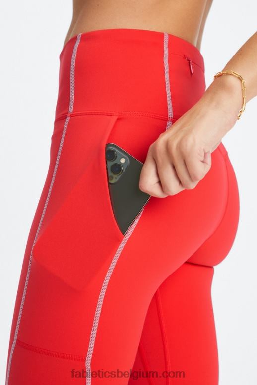 elektrisch kersen/mineraalgrijs vrouwen trinity motion365 hw utility legging Fabletics LH20J1273