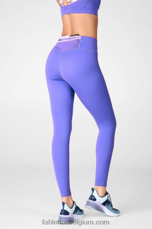 elektrisch violet/luchtpaars vrouwen trinity motion365 legging met hoge taille 80 Fabletics LH20J1118