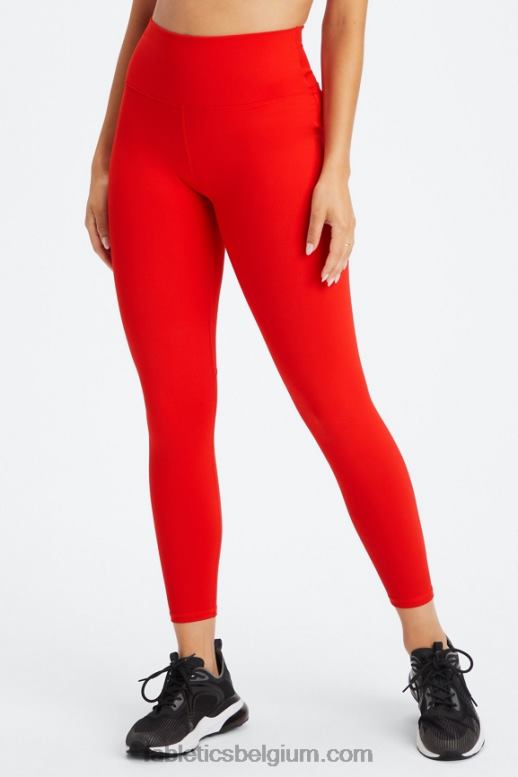elektrische kersen mini luipaard vrouwen boost powerhold hoog getailleerde 7/8 legging 58 Fabletics LH20J839