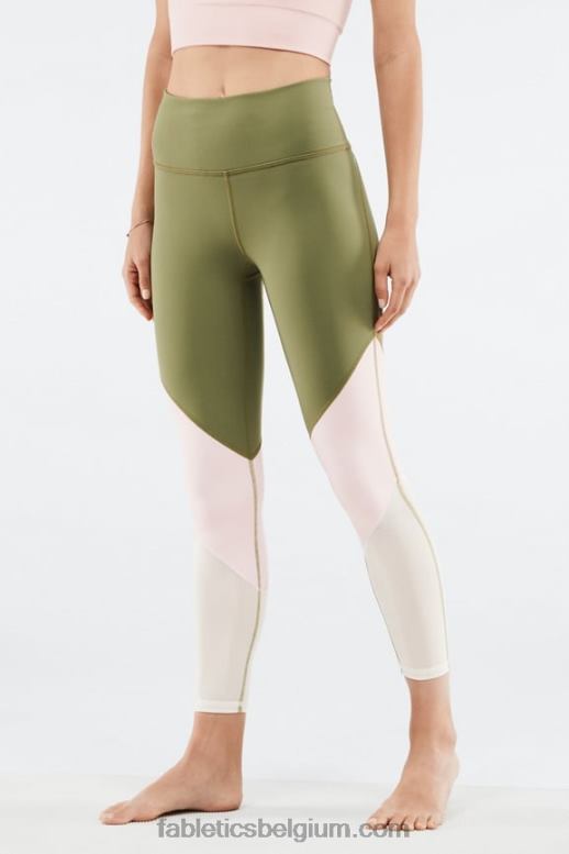 eucalyptus/roze wolk/kokosnoot vrouwen zone hoge taille 7/8 Fabletics LH20J1053