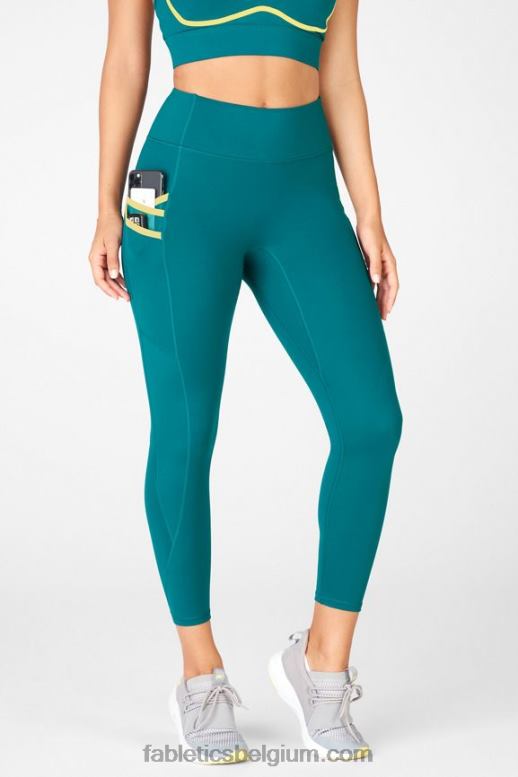 fjord/limonade vrouwen trinity motion365 7/8 legging met hoge taille Fabletics LH20J1306
