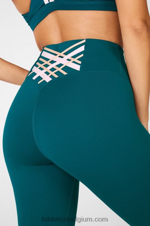 fjord/multi vrouwen boost powerhold hoog getailleerde 7/8 legging 63 Fabletics LH20J866