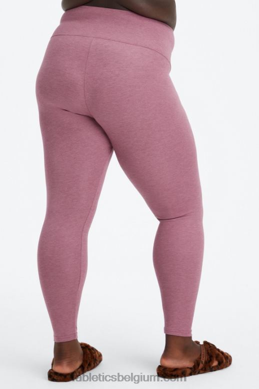 franse wijn heide vrouwen inlevende legging met hoge taille Fabletics LH20J1135
