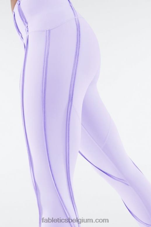 frosted lila/wilde blauweregen vrouwen hoog getailleerde ultraluxe contour 7/8 Fabletics LH20J1270