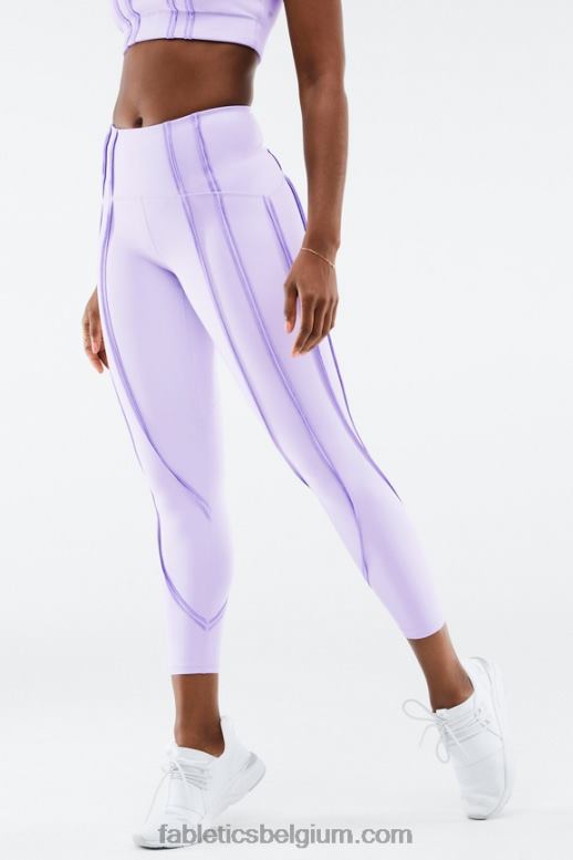 frosted lila/wilde blauweregen vrouwen hoog getailleerde ultraluxe contour 7/8 Fabletics LH20J1270