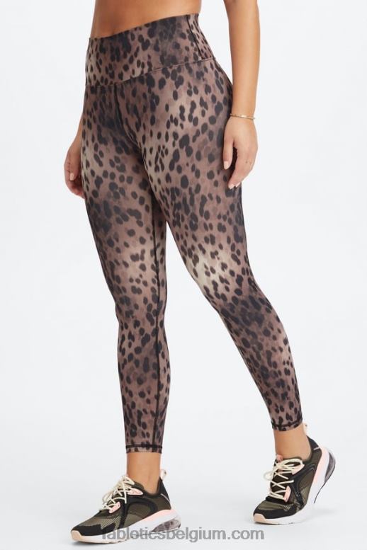 gevlekt/zwart vrouwen boost powerhold hoog getailleerde 7/8 legging 59 Fabletics LH20J846