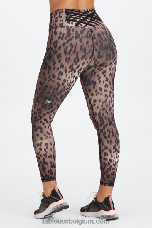 gevlekt/zwart vrouwen boost powerhold hoog getailleerde 7/8 legging 59 Fabletics LH20J846