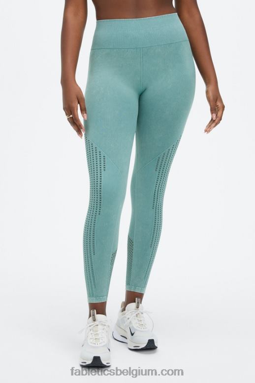 gewassen arctische golf vrouwen sync naadloze 7/8 legging met hoge taille Fabletics LH20J1002
