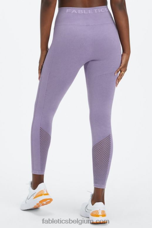 gewassen viooltje vrouwen sync naadloze 7/8 legging met hoge taille Fabletics LH20J1001