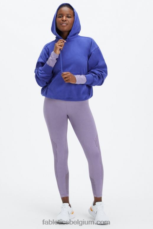 gewassen viooltje vrouwen sync naadloze 7/8 legging met hoge taille Fabletics LH20J1001
