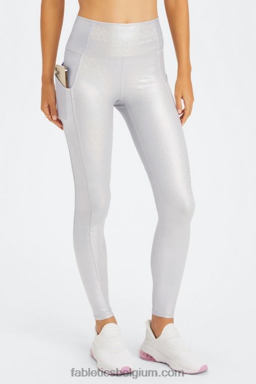 glitter hologram vrouwen oasis pureluxe legging met hoge taille 68 Fabletics LH20J904