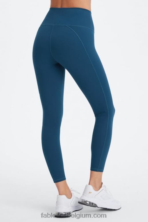 groen reptilia/zwart vrouwen define powerhold hoog getailleerde 7/8 legging 26 Fabletics LH20J673