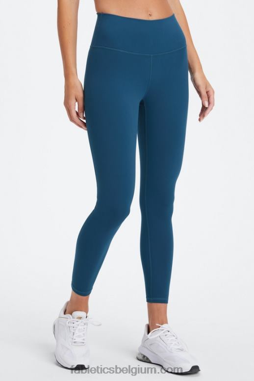 groen reptilia/zwart vrouwen define powerhold hoog getailleerde 7/8 legging 26 Fabletics LH20J673