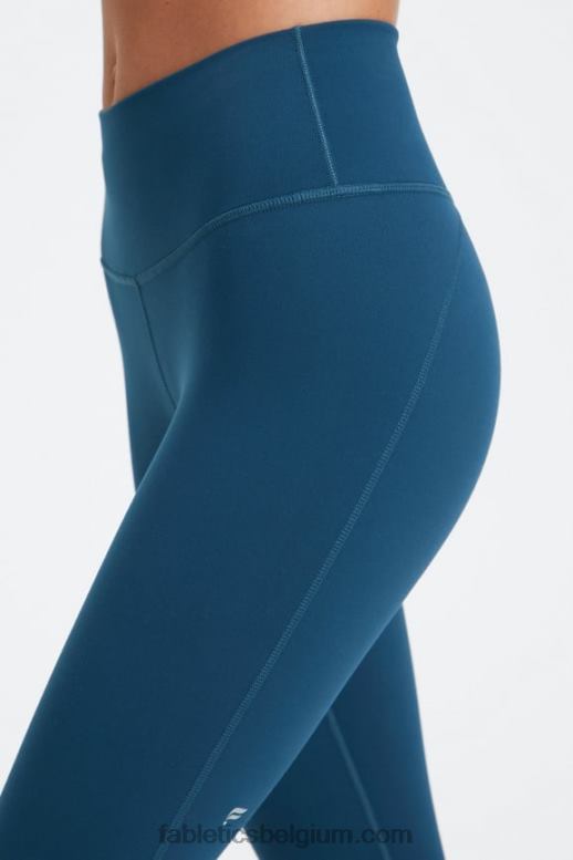 groen reptilia/zwart vrouwen define powerhold hoog getailleerde 7/8 legging 26 Fabletics LH20J673