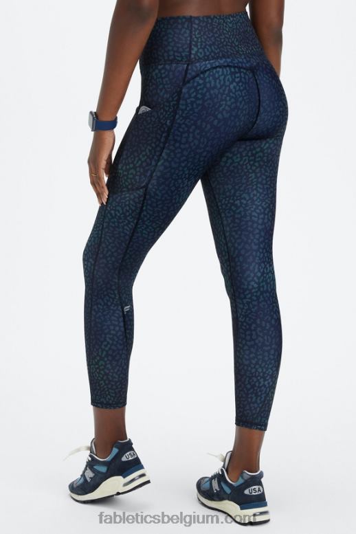 heatmap luipaard vrouwen oasis pureluxe 7/8 legging met hoge taille 49 Fabletics LH20J789