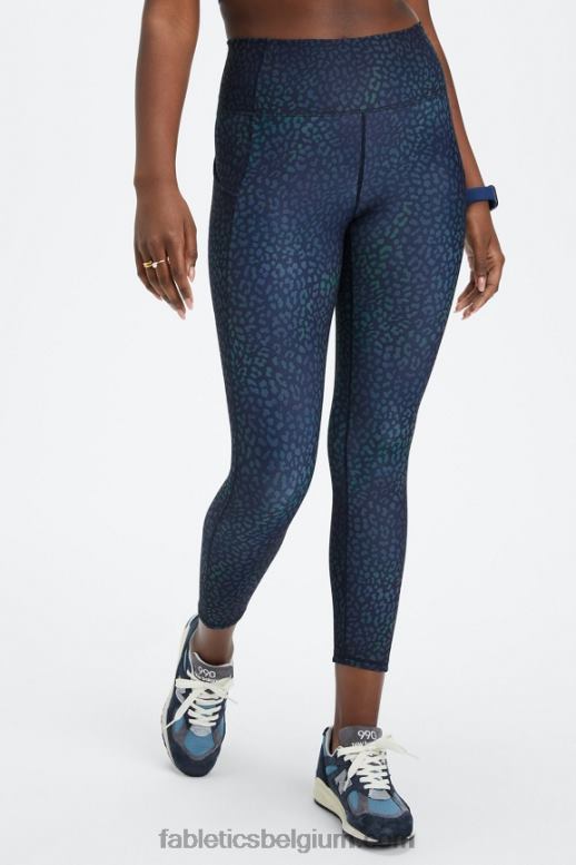 heatmap luipaard vrouwen oasis pureluxe 7/8 legging met hoge taille 49 Fabletics LH20J789