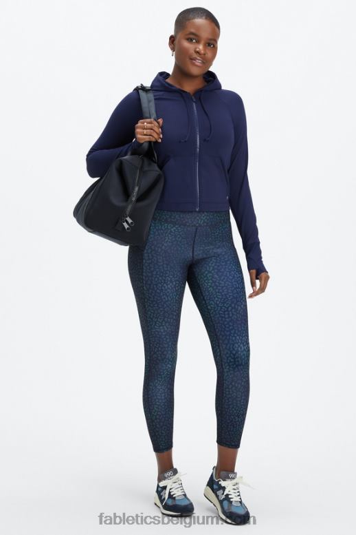 heatmap luipaard vrouwen oasis pureluxe 7/8 legging met hoge taille 49 Fabletics LH20J789