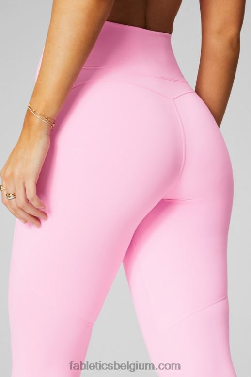 heldere ballerina vrouwen pureluxe legging met ultrahoge taille en ruches Fabletics LH20J871