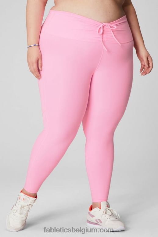 heldere ballerina vrouwen pureluxe legging met ultrahoge taille en ruches Fabletics LH20J872
