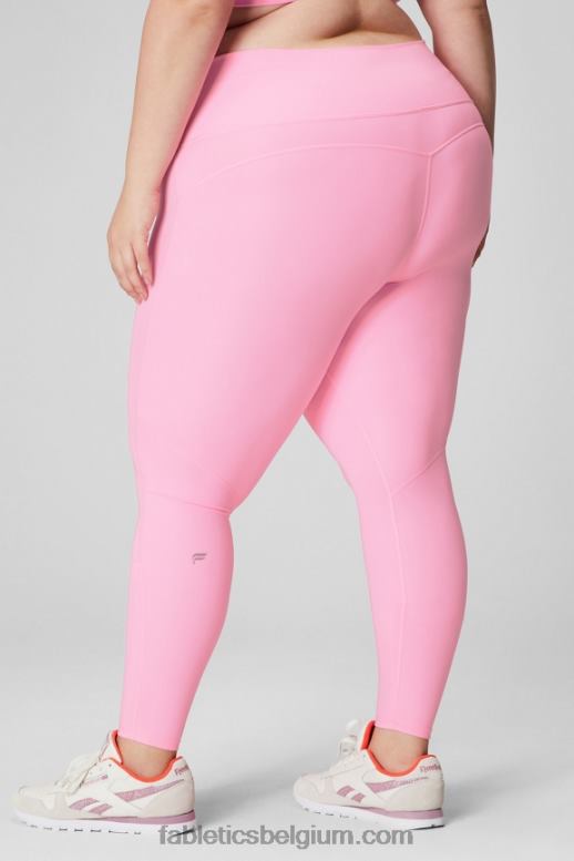 heldere ballerina vrouwen pureluxe legging met ultrahoge taille en ruches Fabletics LH20J872