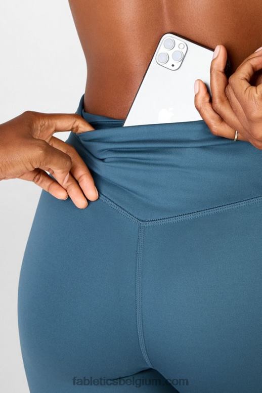 hemels blauw vrouwen overal motion365 legging met hoge taille 86 Fabletics LH20J1258