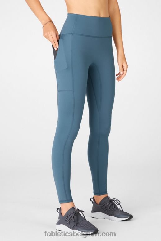 hemels blauw vrouwen trinity motion365+ hw utility legging Fabletics LH20J1094
