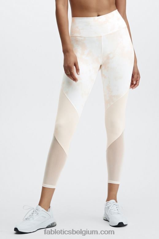 honing melk magma/wit vrouwen zone hoge taille 7/8 Fabletics LH20J1052