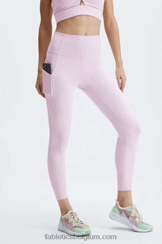 ijzige lavendel vrouwen oasis pureluxe 7/8 legging met hoge taille 54 Fabletics LH20J814