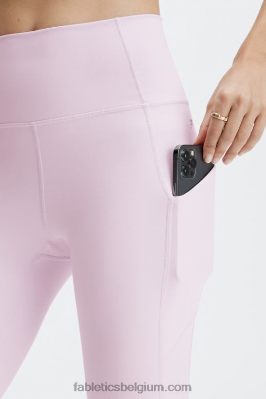 ijzige lavendel vrouwen oasis pureluxe 7/8 legging met hoge taille 54 Fabletics LH20J814