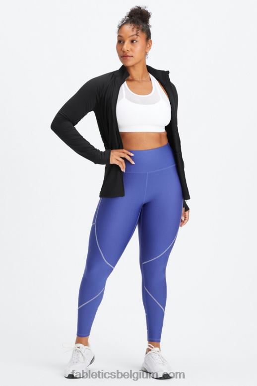 indigo/reflecterend zilver vrouwen therma-flex hw reflecterende zaklegging Fabletics LH20J1189