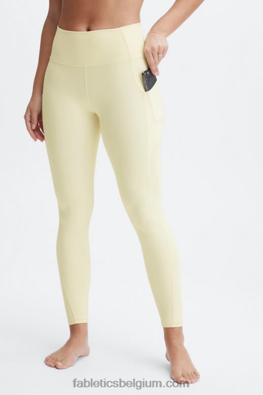 karnemelk vrouwen oasis pureluxe legging met hoge taille 70 Fabletics LH20J911