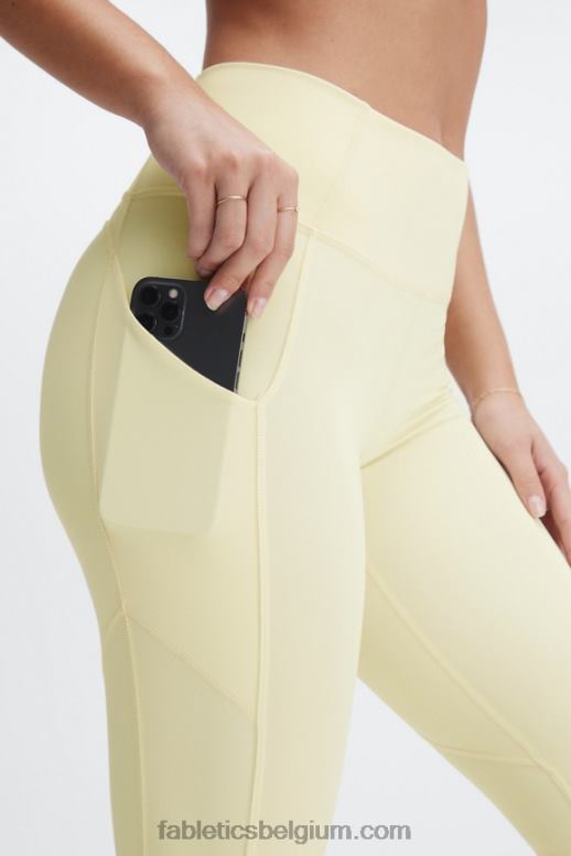 karnemelk vrouwen oasis pureluxe legging met hoge taille 70 Fabletics LH20J911