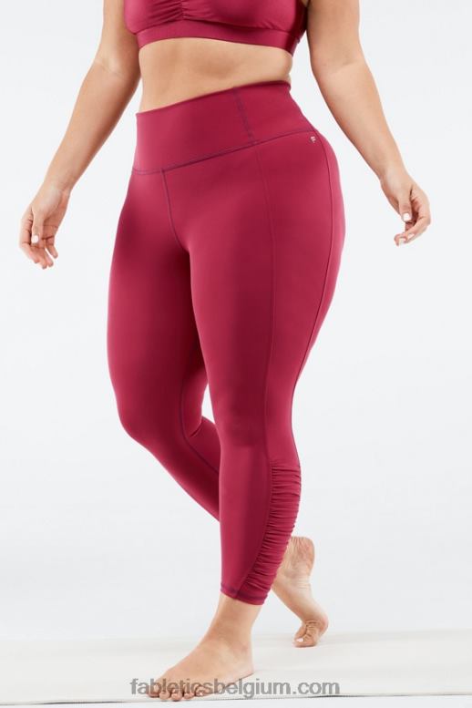 kers barstte vrouwen hoog getailleerde pureluxe ruches 7/8 Fabletics LH20J1293