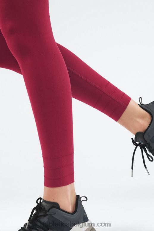 kers barstte vrouwen sculptknit hoog getailleerde legging op maat Fabletics LH20J1216