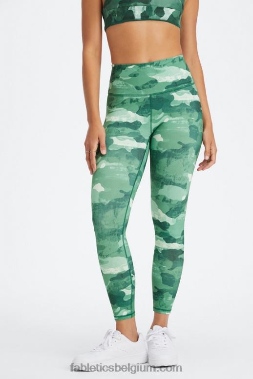 kersen mokka reptilia/canyon vrouwen define powerhold hoog getailleerde 7/8 legging 26 Fabletics LH20J674