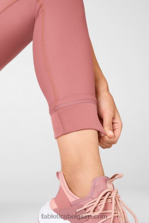 kersen mokka vrouwen therma-flex essentiële legging met hoge taille Fabletics LH20J1202