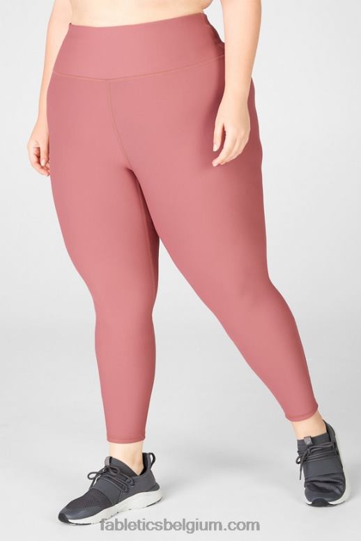kersen mokka vrouwen therma-flex essentiële legging met hoge taille Fabletics LH20J1203