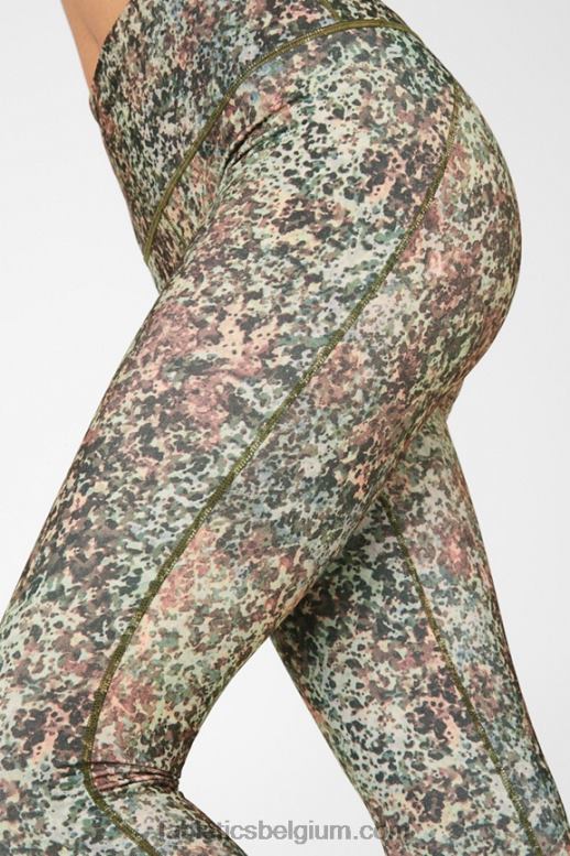 klassiek wit/crème/grafisch vrouwen define powerhold hoog getailleerde 7/8 legging 31 Fabletics LH20J702