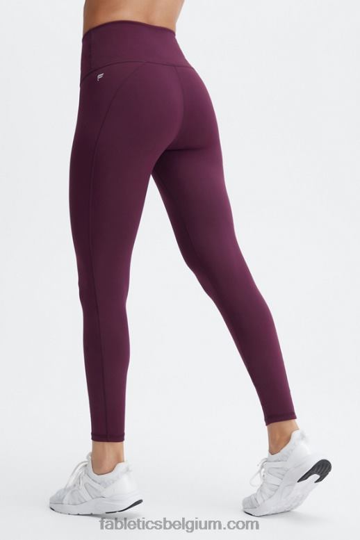 klassiek wit/reflecterend zilver vrouwen define powerhold hoog getailleerde 7/8 legging 29 Fabletics LH20J690