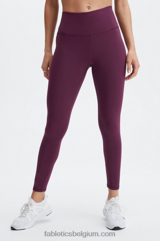 klassiek wit/reflecterend zilver vrouwen define powerhold hoog getailleerde 7/8 legging 29 Fabletics LH20J690