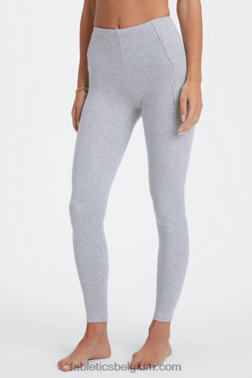 klassieke grijze heide vrouwen inlevende legging met hoge taille Fabletics LH20J1132