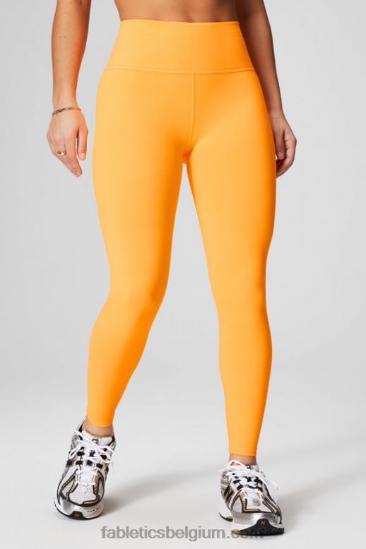 klassieke wit/ombre sport vrouwen define powerhold hoog getailleerde 7/8 legging 22 Fabletics LH20J655
