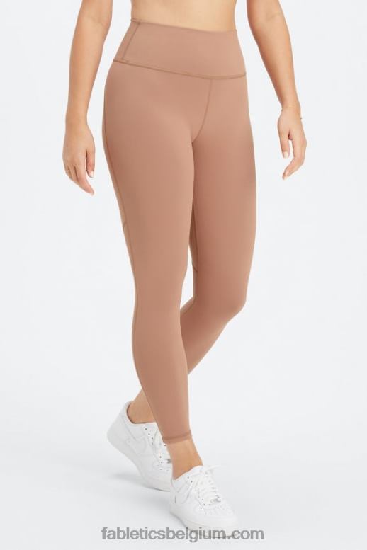 klassieke wit/zwart knock-out vrouwen define powerhold hoog getailleerde 7/8 legging 23 Fabletics LH20J660