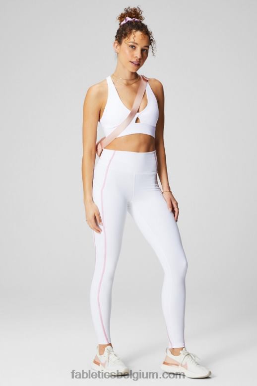 klassieke witte/heldere ballerina vrouwen oasis pureluxe legging met hoge taille 68 Fabletics LH20J901