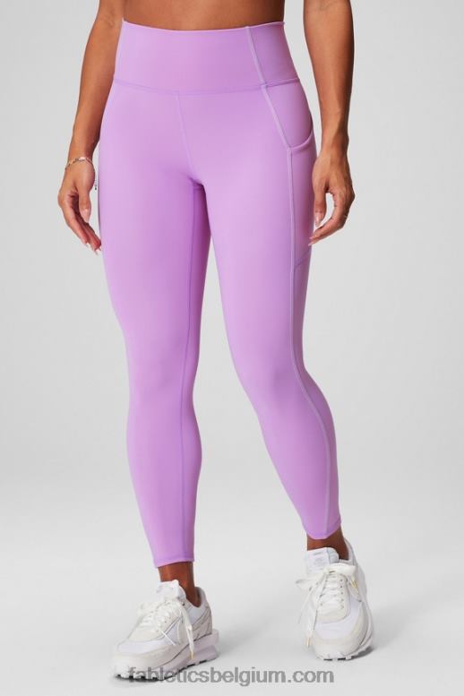 kristallen grot/lila fluisteren vrouwen oasis pureluxe 7/8 legging met hoge taille 48 Fabletics LH20J783