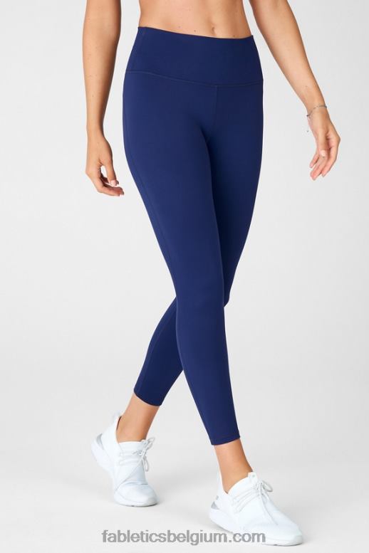 kristallen grot/reflecterend zilver vrouwen define powerhold hoog getailleerde 7/8 legging 29 Fabletics LH20J689