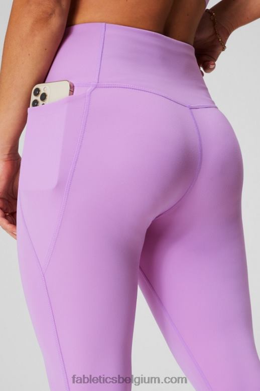 kristallen grot vrouwen oasis pureluxe hw gekruiste 7/8 legging Fabletics LH20J930