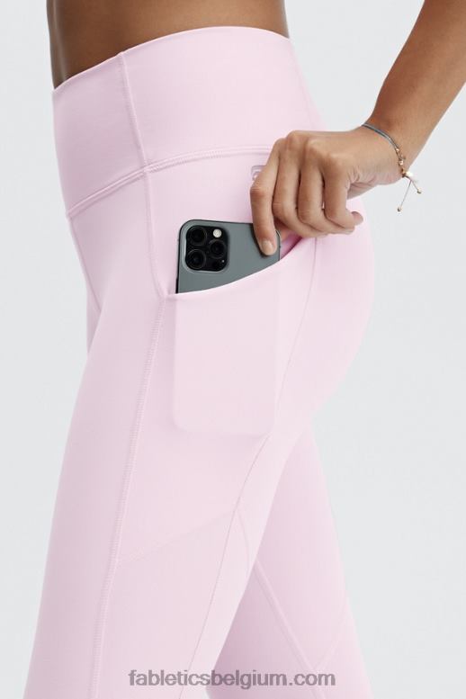 lavendel glans vrouwen oasis pureluxe hoog getailleerde 7/8 legging 55 Fabletics LH20J820